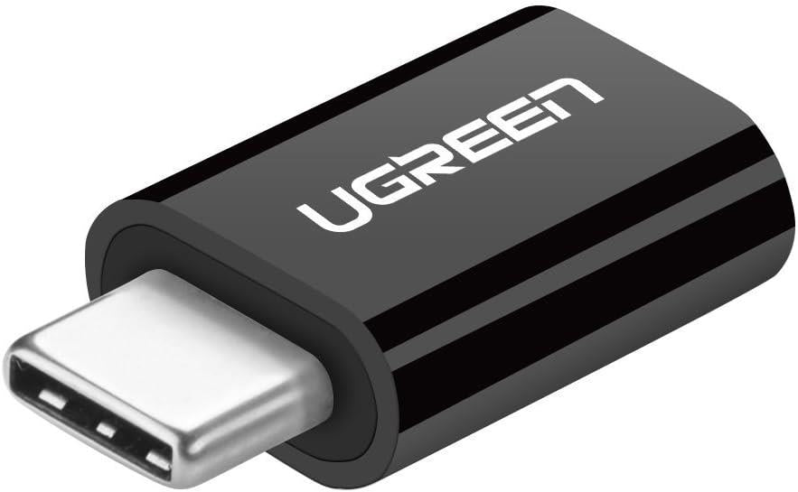 Ugreen Micro USB to Type-C Dönüştürücü Adaptörü, Siyah