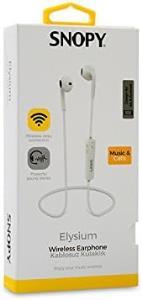 Snopy SN-BT160 Elysium Beyaz Bluetooth Kulaklık
