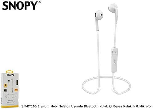 Snopy SN-BT160 Elysium Beyaz Bluetooth Kulaklık