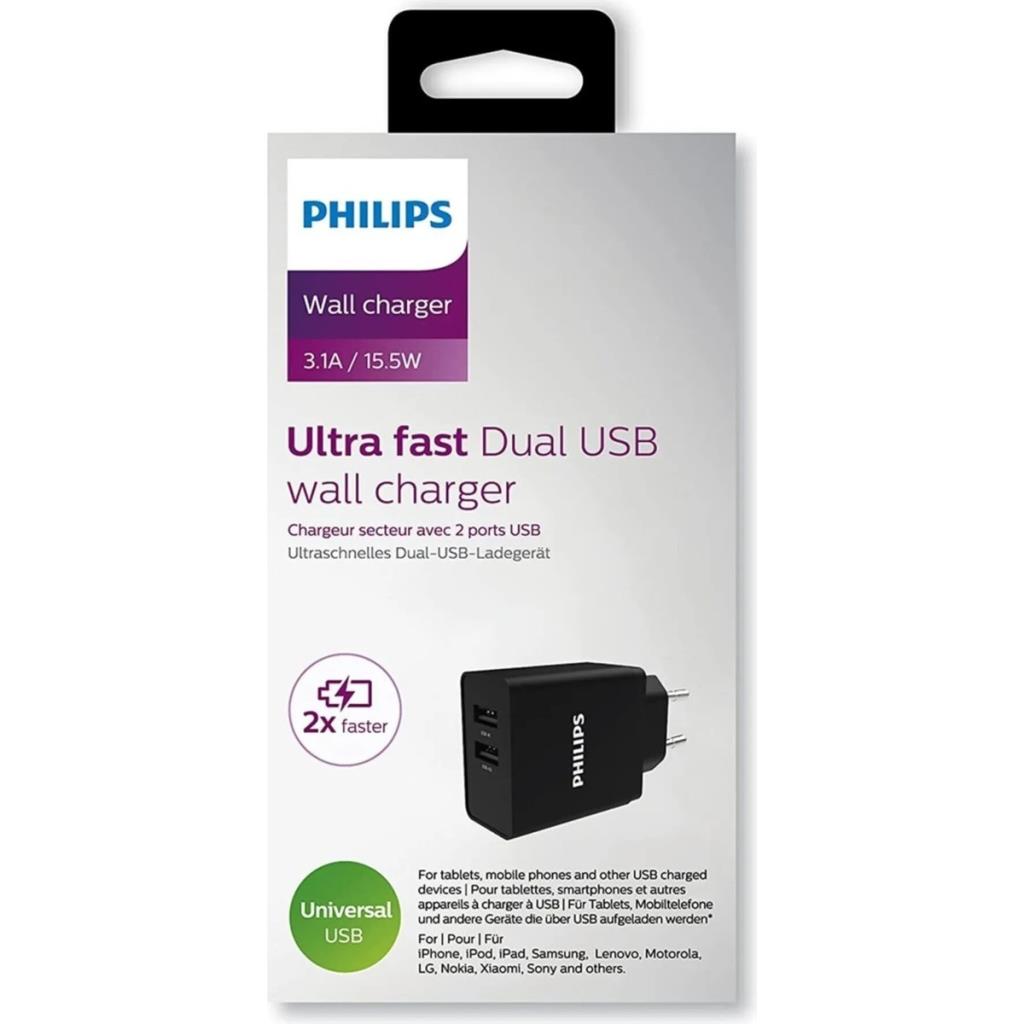 Philips DLP2610 Hızlı Şarj Adaptörü Teşhir