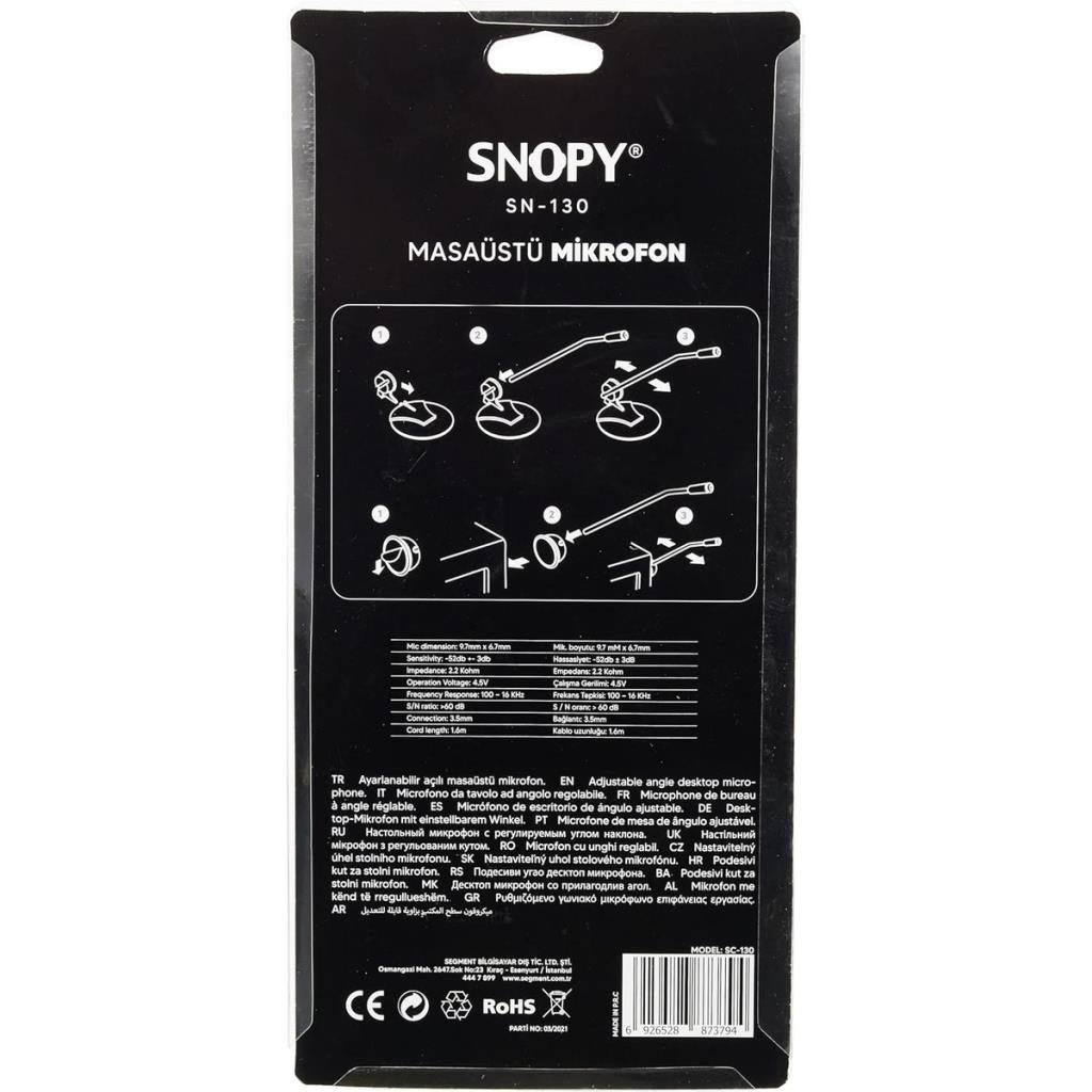 Snopy SN-130 Stereo Masaüstü Mikrofon