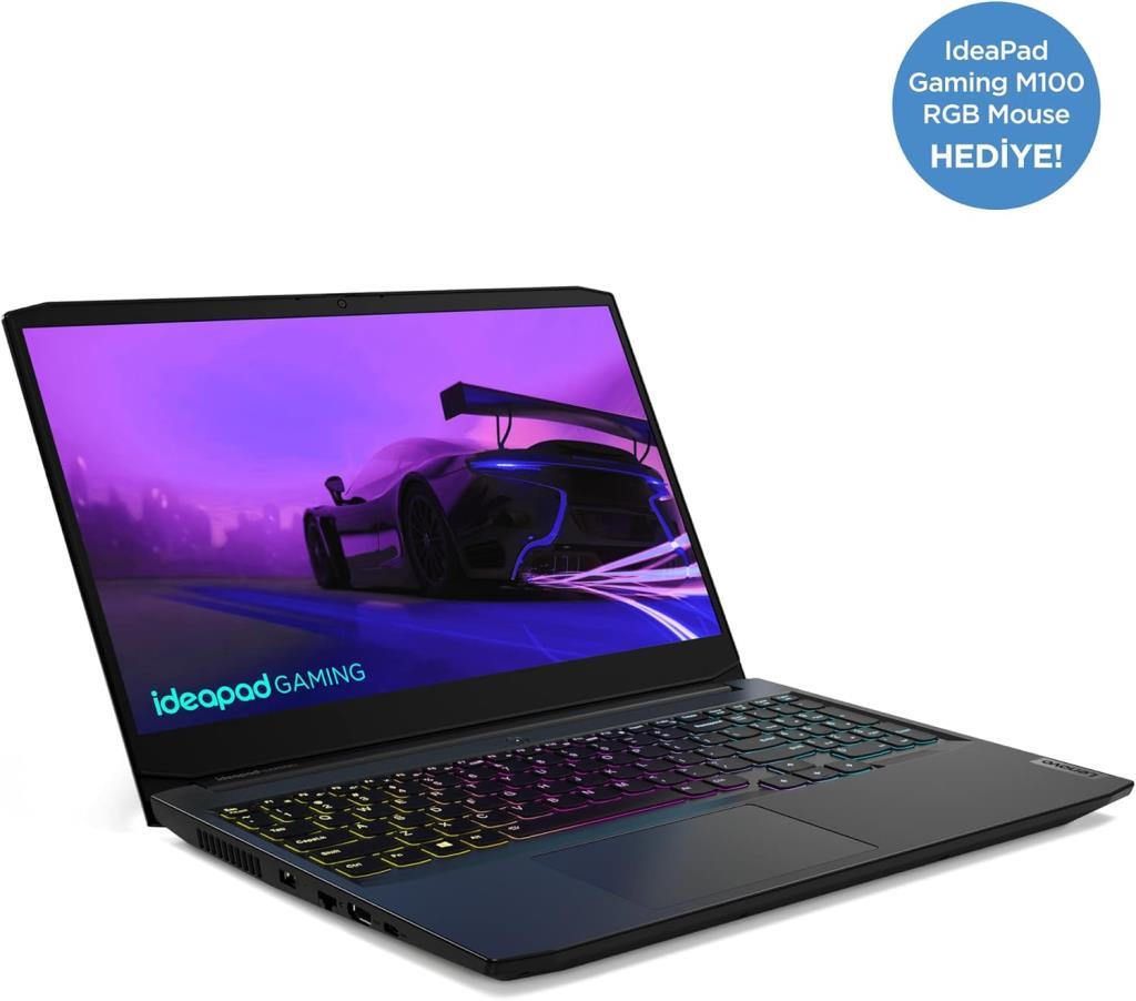 Lenovo IdeaPad Gaming 3 82K200K0TX Ryzen 5 5600H 16 GB 512 GB SSD RTX3060 15.6" Full HD Gaming Laptop - Teşhir