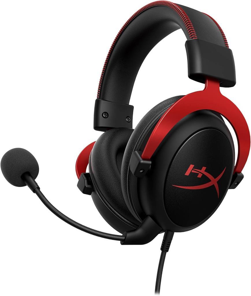HyperX Cloud II 7.1 KHX-HSCP-RD Kırmızı Kablolu Mikrofonlu Kulak Üstü Oyuncu Kulaklığı - Teşhir