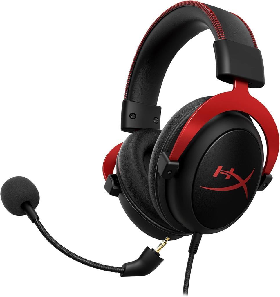 HyperX Cloud II 7.1 KHX-HSCP-RD Kırmızı Kablolu Mikrofonlu Kulak Üstü Oyuncu Kulaklığı - Teşhir