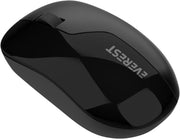 Everest SMW-973 Siyah Usb 2.4Ghz Gölge Desenli Kablosuz Mouse (SİYAH/SİYAH) Teşhir