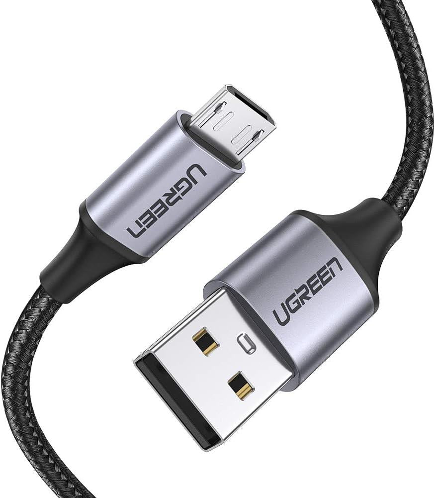 Ugreen Örgülü Micro Usb Data Ve Şarj Kablosu Siyah 1 Metre - Outlet