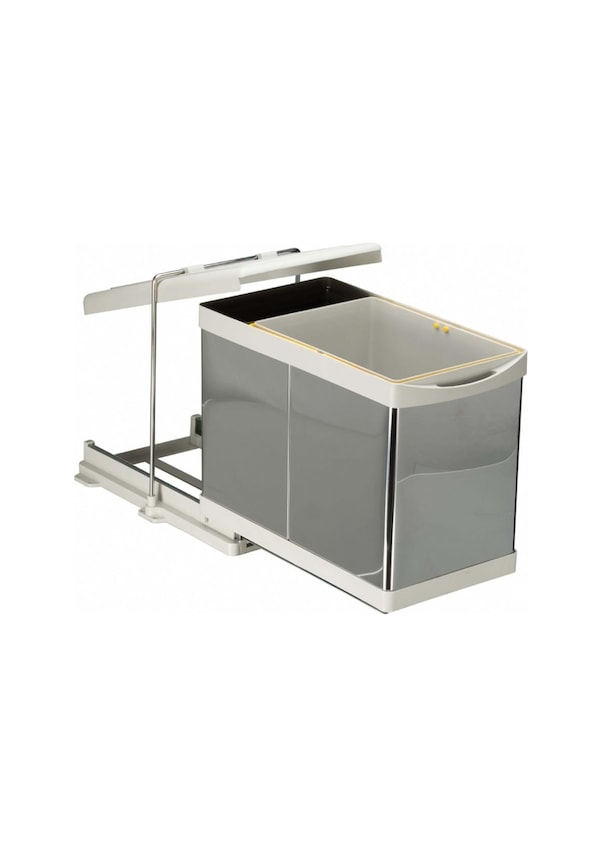 Pelikan 21300 Dolap İçi Çöp Kovası Raylı 16+1 lt - OUTLET