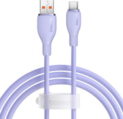 Baseus Pudding 1.2 m Mor USB to Type-C Hızlı Şarj Kablosu Outlet