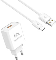 Bix BX-T18QTA 18 W 1 m Type-C Kablolu Hızlı Şarj Aleti - Teşhir