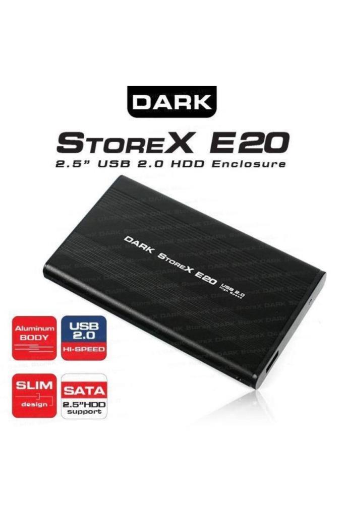 Dark Storex E20 DK-AC-DSE20 USB 2.0 2.5" Harddisk Kutusu Teşhir