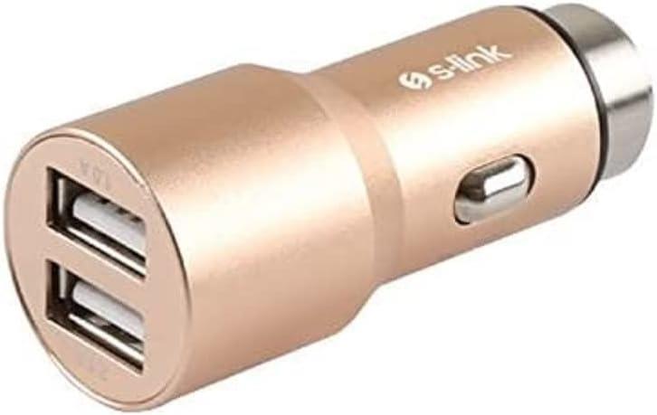 S-link Swapp SW-C7 5V 3.1A Çift USB Araç Şarj Cihazı Outlet