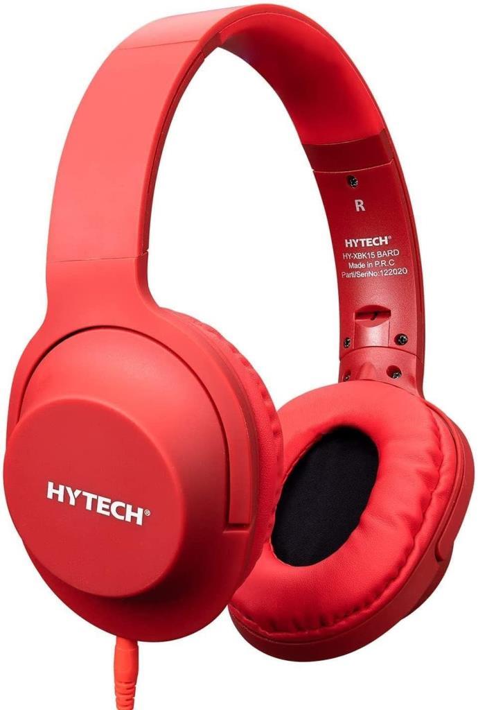 Hytech HY-K19 REMINOR Kırmızı 3,5mm Harici Kablolu PC&Telefon Mikrofonlu Kulaklık Teşhir