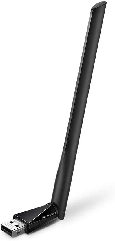 Mercusys MU6H, AC650 Yüksek Kazançlı Kablosuz Çift Bantlı USB Adaptör Outlet
