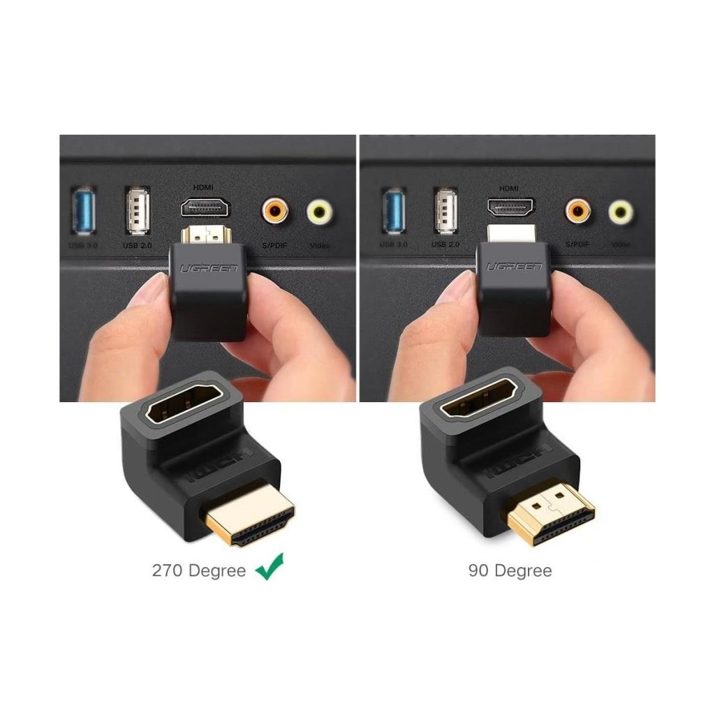 UGREEN 270 Derece HDMI to HDMI Dönüştürücü, 20110 Outlet