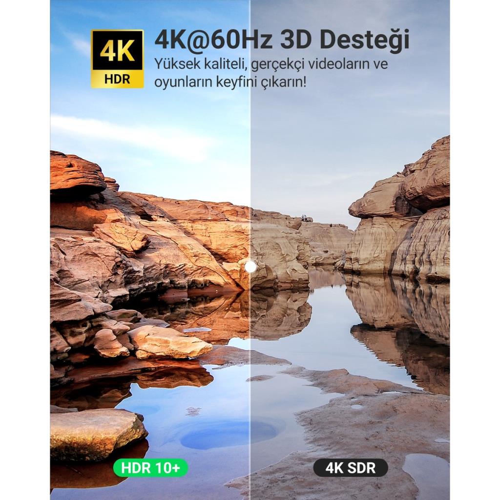 UGREEN 270 Derece HDMI to HDMI Dönüştürücü, 20110 Outlet