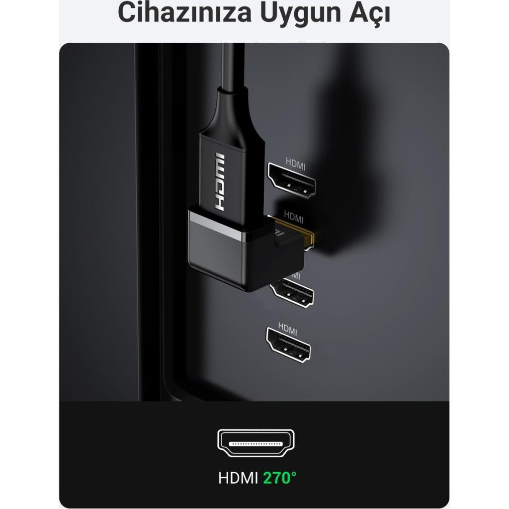 UGREEN 270 Derece HDMI to HDMI Dönüştürücü, 20110 Outlet