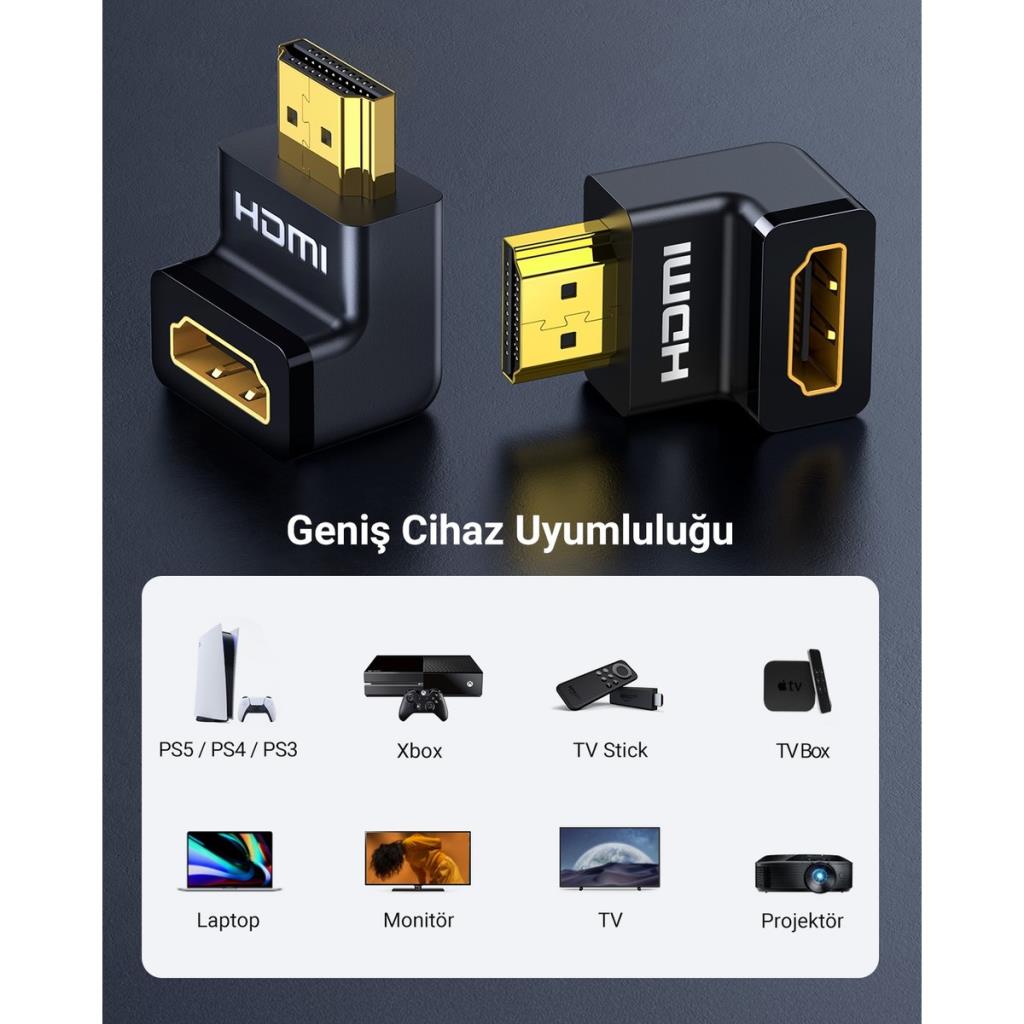 UGREEN 270 Derece HDMI to HDMI Dönüştürücü, 20110 Outlet