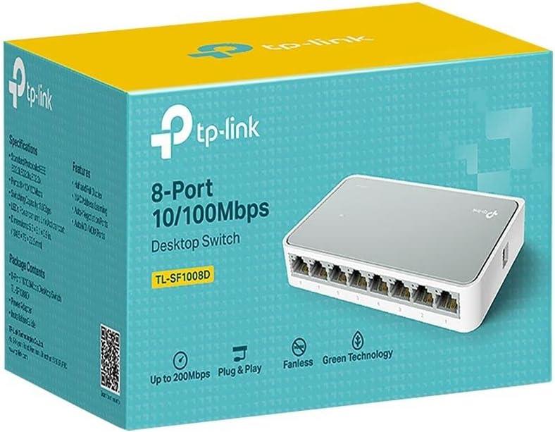 2Direct LogiLink Fast Ethernet masaüstü switch 8-Port Switch Fast 8 x RJ45 10/100
