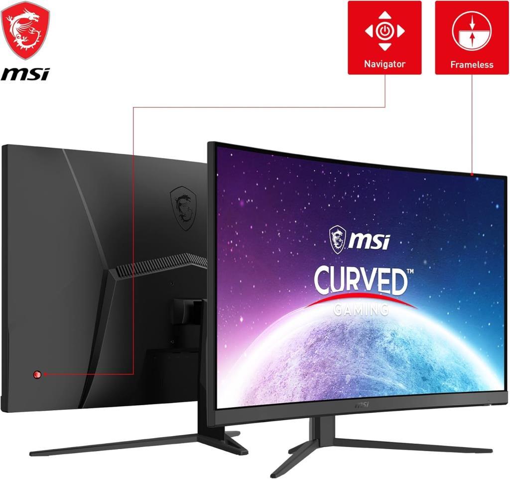 MSI G32C4X 31.5" 1 ms Full HD Curved 250 Hz Oyuncu Monitörü Outlet