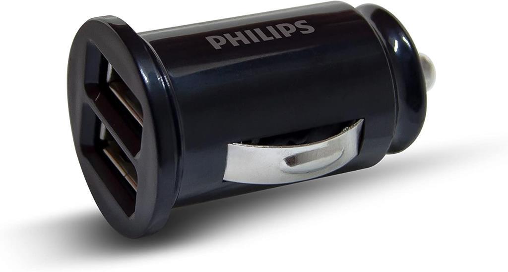 Philips DLP2554 Çift USB 2.4 A Araç Şarj Cihazı Outlet
