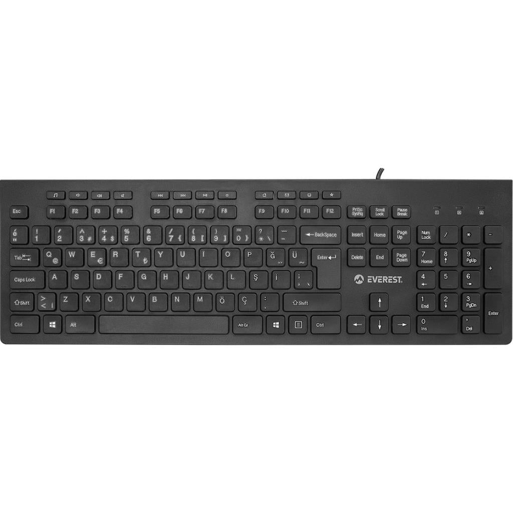 Everest DLK-180 Q Kablolu Klavye Outlet