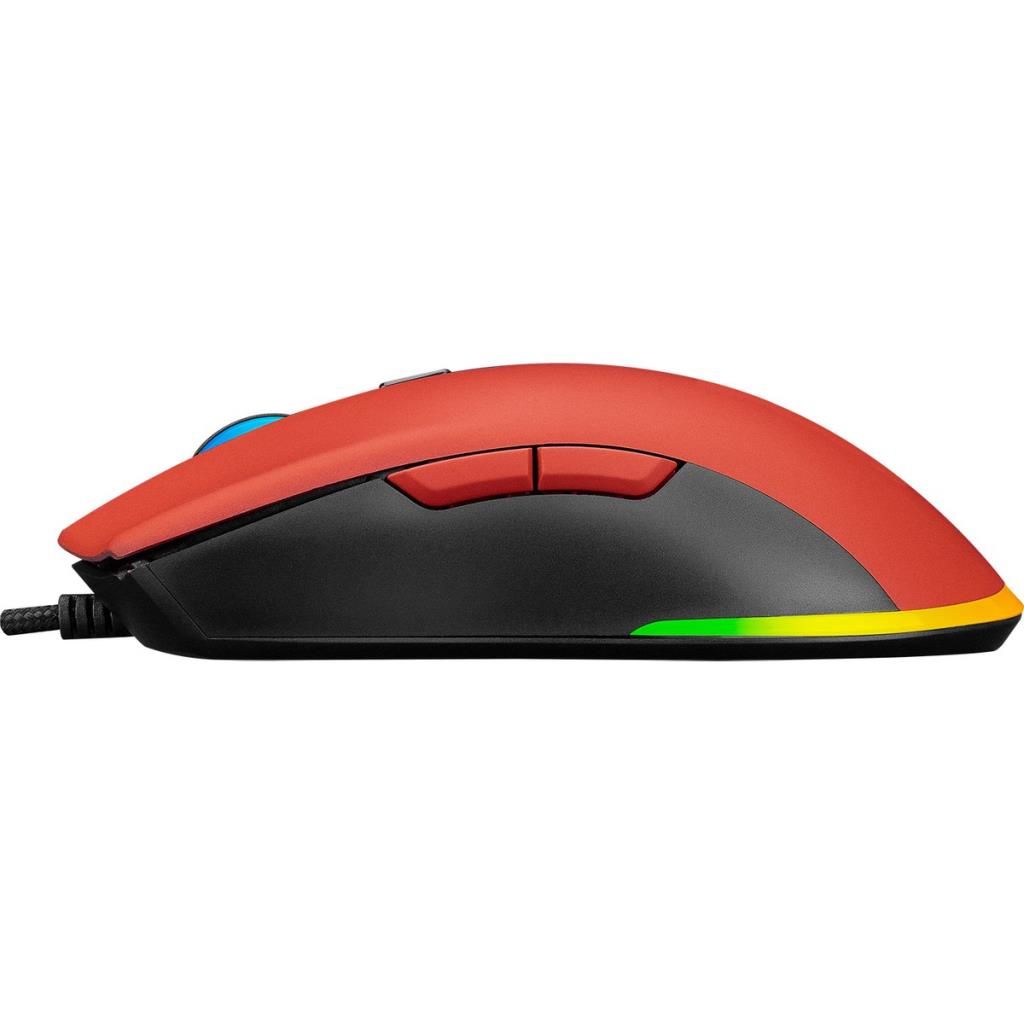 Everest SGM-L1 Lumos Kırmızı RGB Optik Kablolu Oyuncu Mouse Teşhir