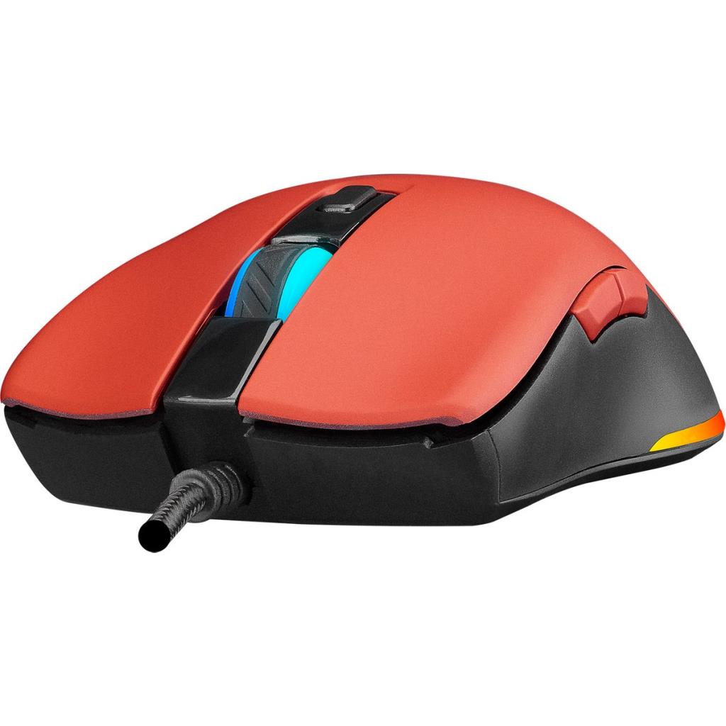 Everest SGM-L1 Lumos Kırmızı RGB Optik Kablolu Oyuncu Mouse Teşhir