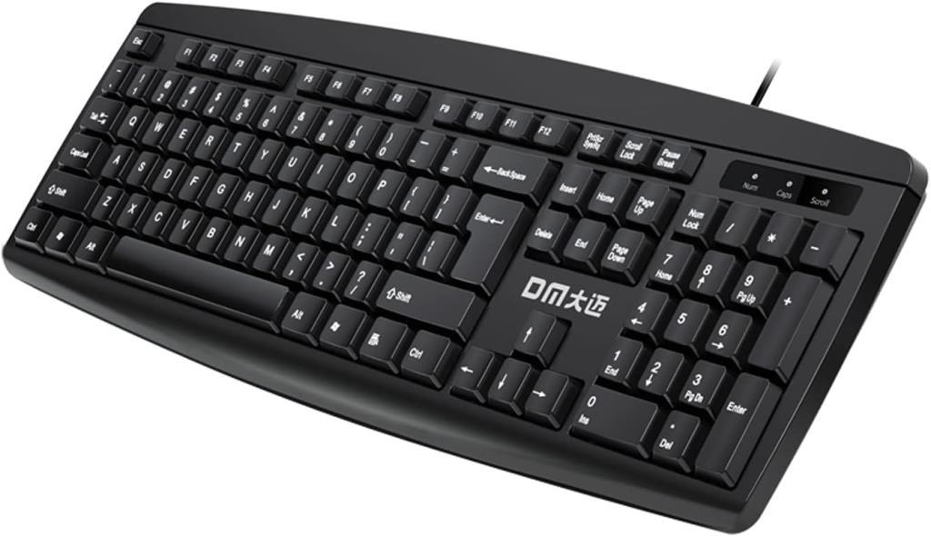 DM K10 İngilizce Kablolu Klavye - Teşhir