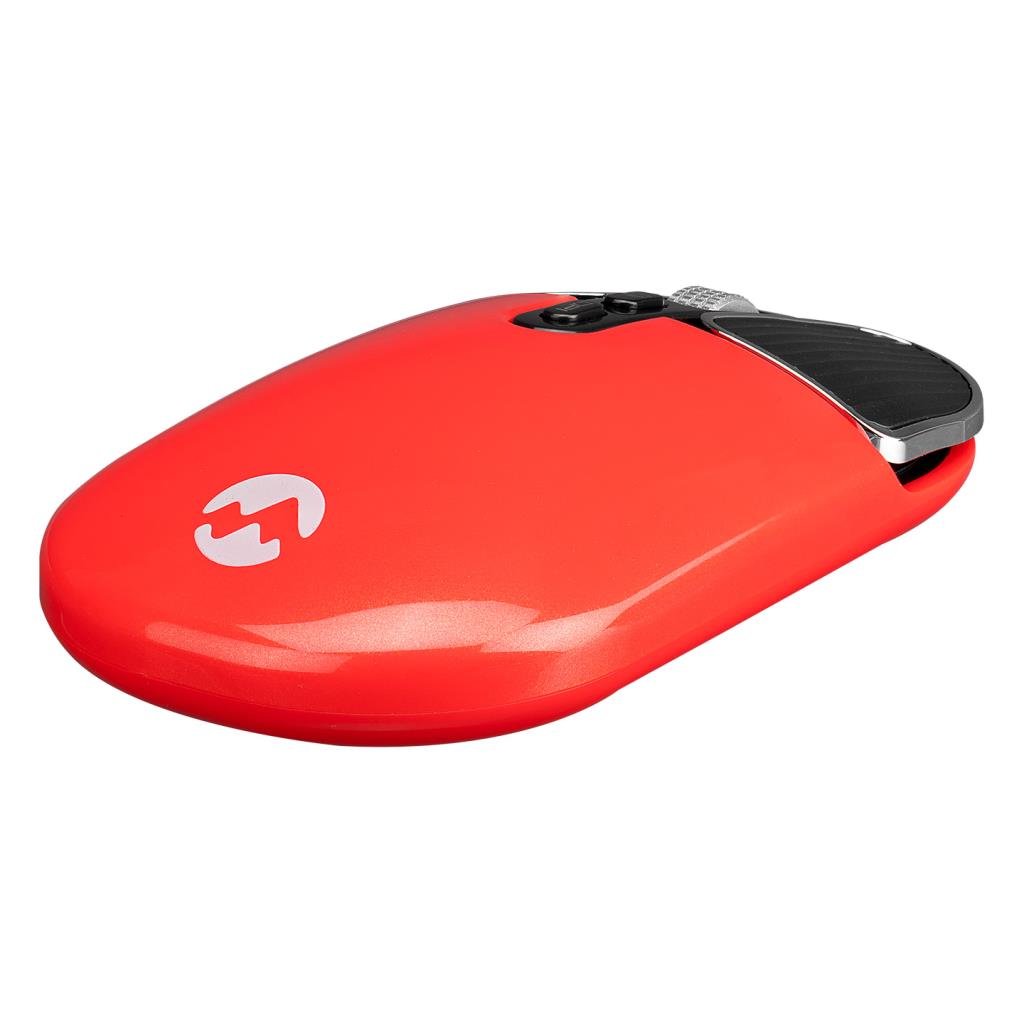 393 tl**********************Everest SM-619 1600dpi Süper Sessiz Metalik Kırmızı Şarj Edilebilir Premium Kablosuz Mouse