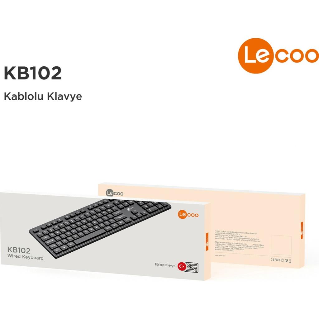 Lenovo Lecoo KB102 Q Kablolu Klavye Outlet