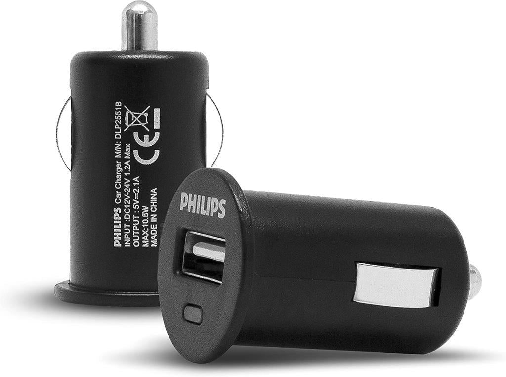 Philips DLP2520C 2.1A Type-C KAblolu Araç Şarj Cihazı
