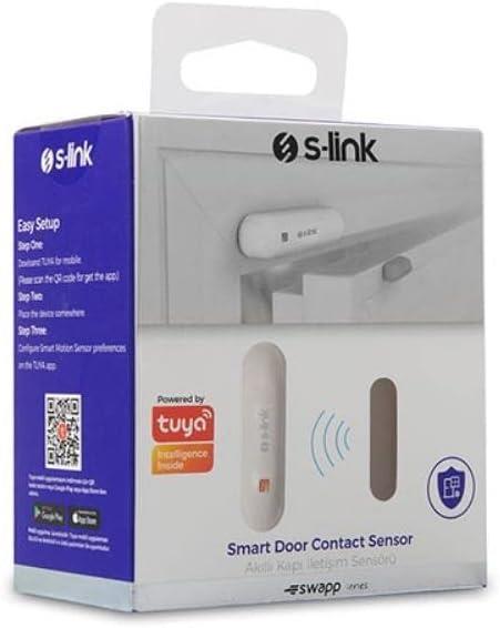 S-link Swapp SL-EG01 Kablosuz Kapı ve Pencere Manyetik Sensörü - Outlet
