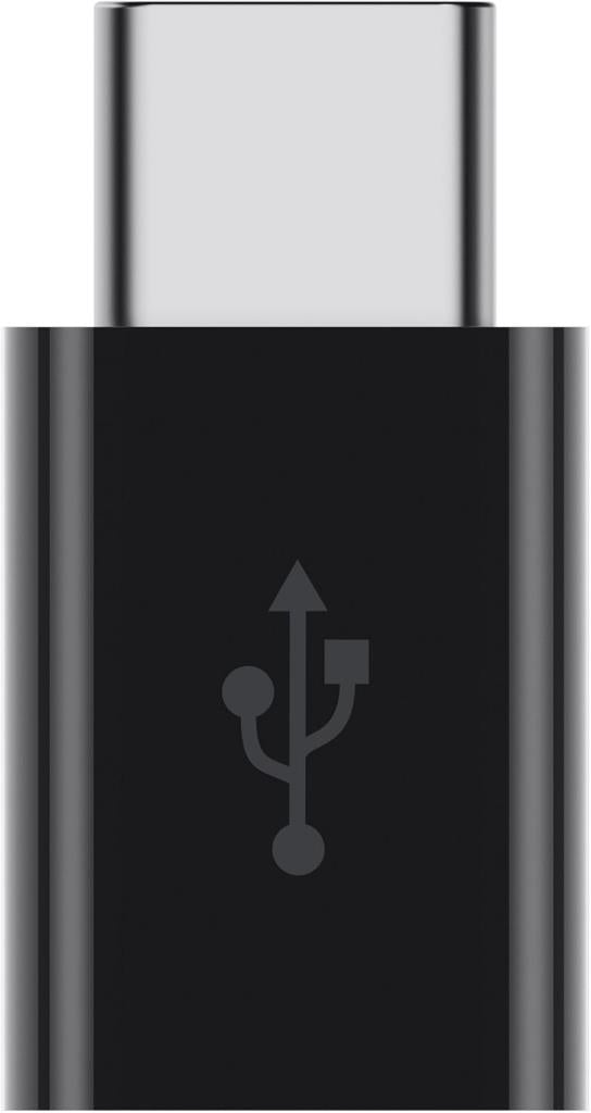 Belkin Mikro-USB dişi - USB-C erkek Adaptör (USB-IF sertifikalı) – Siyah - Teşhir