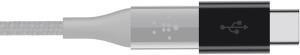 Belkin Mikro-USB dişi - USB-C erkek Adaptör (USB-IF sertifikalı) – Siyah - Teşhir