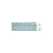 Everest KM-01K Turkuaz Kablolu Klavye Mouse Seti Teşhir
