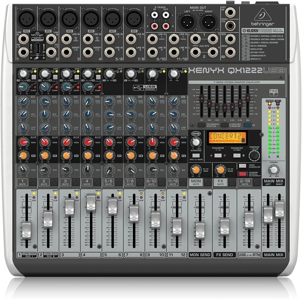 Behringer Xenyx QX1222USB 12 Kanal Mikser - Outlet