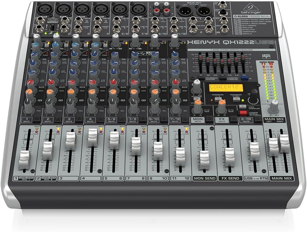 Behringer Xenyx QX1222USB 12 Kanal Mikser - Outlet