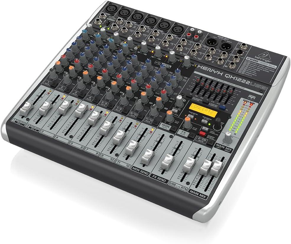 Behringer Xenyx QX1222USB 12 Kanal Mikser - Outlet