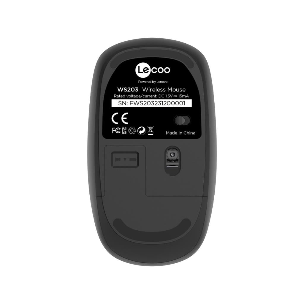 Lenovo Lecoo WS203 Ergonomik Optik Kablosuz Mouse Teşhir
