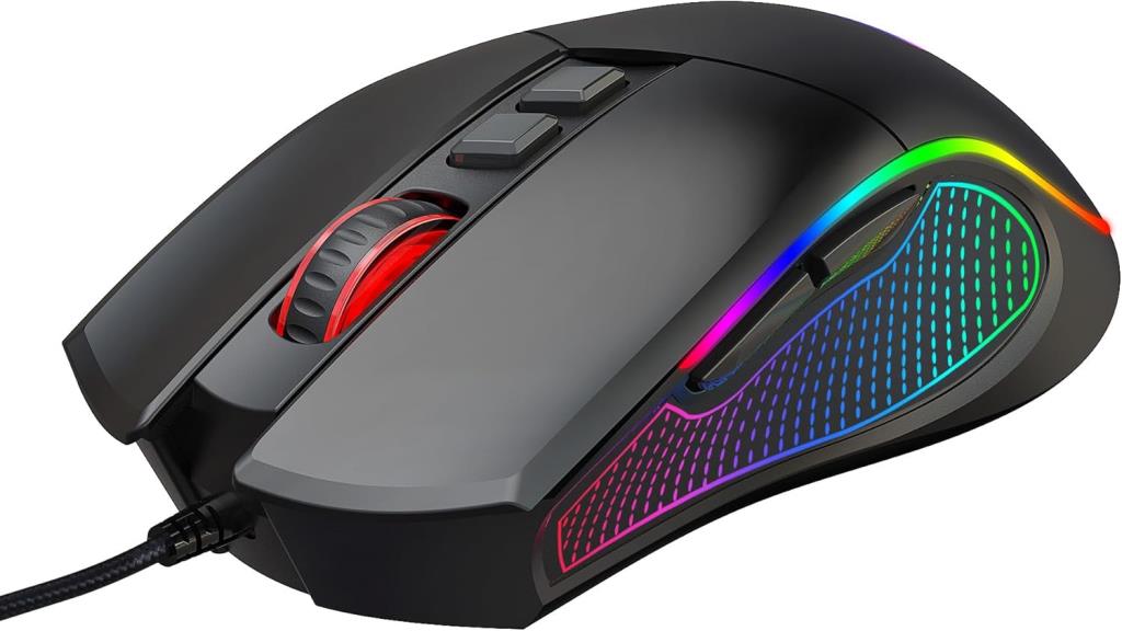 Claws Crossfire V1 Siyah RGB Makrolu Optik Kablolu Oyuncu Mouse - OUTLET