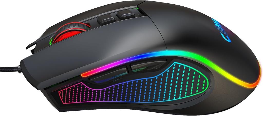 Claws Crossfire V1 Siyah RGB Makrolu Optik Kablolu Oyuncu Mouse - OUTLET