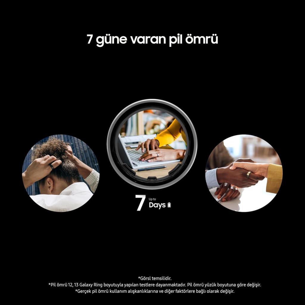 Samsung Galaxy Ring Gümüş Akıllı Yüzük - Outlet