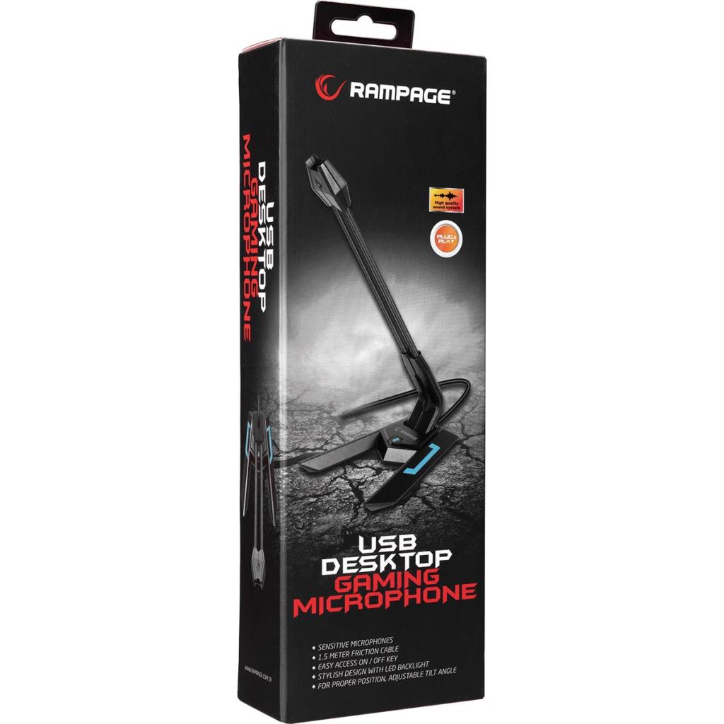 Rampage SN-RM7X Masaüstü Led Mikrofon Outlet