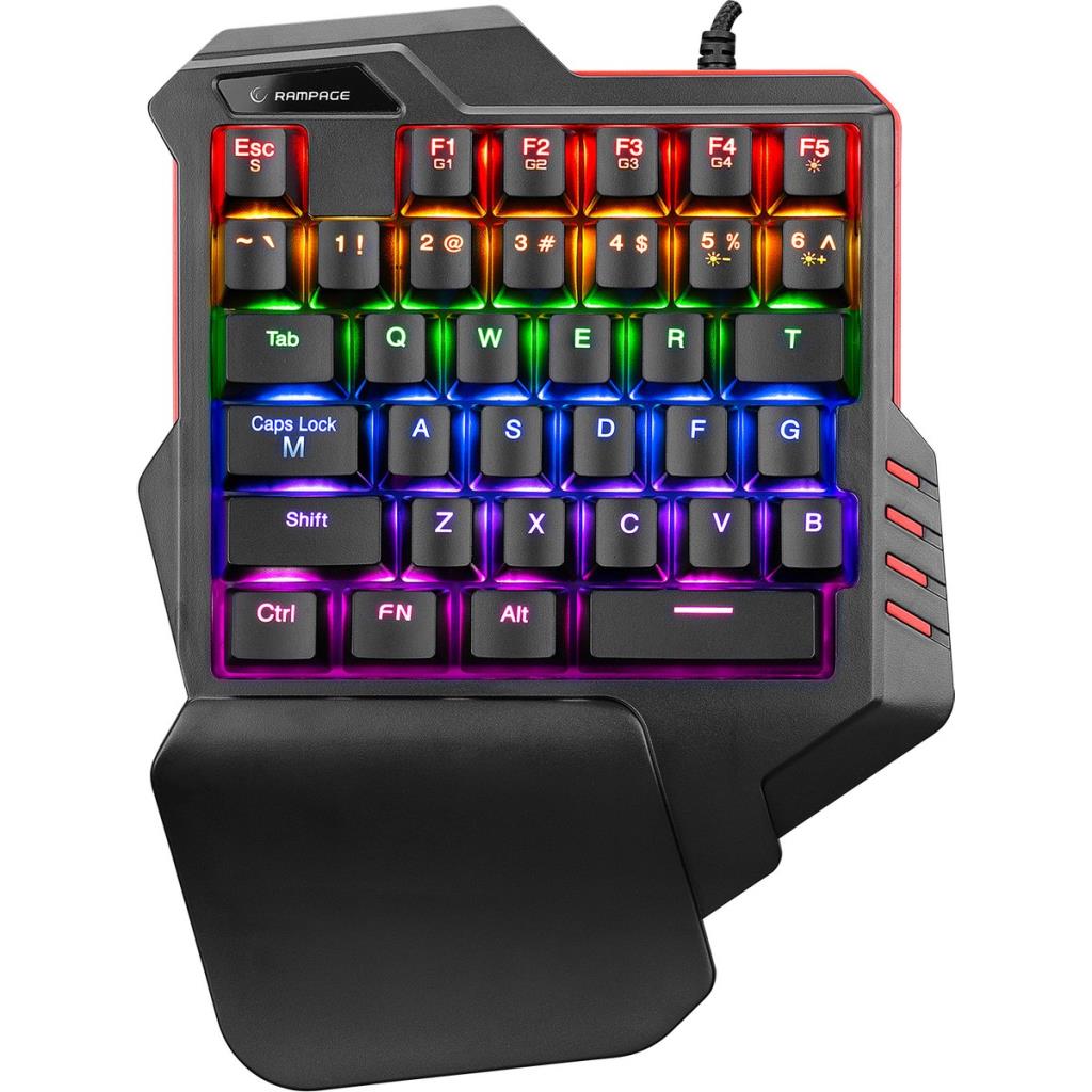 Rampage Miracle K1 Blue Switch Kablolu Mekanik Oyuncu Klavyesi Teşhir
