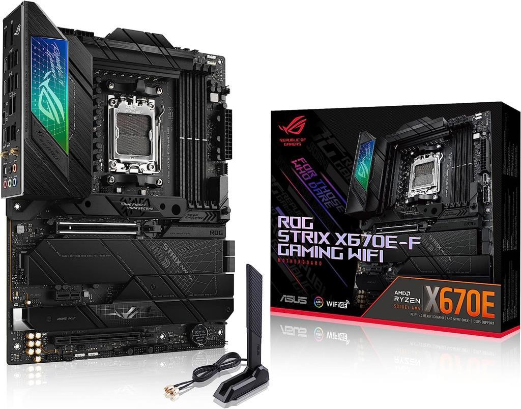 Asus Rog Strix X670E-F Gaming Wi-Fi AMD AM5 DDR5 ATX Anakart Teşhir