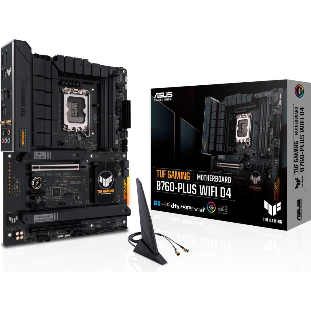 Asus Tuf Gaming B760M-PLUS Wi-Fi D4 Intel LGA1700 DDR4 Micro ATX Anakart Teşhir