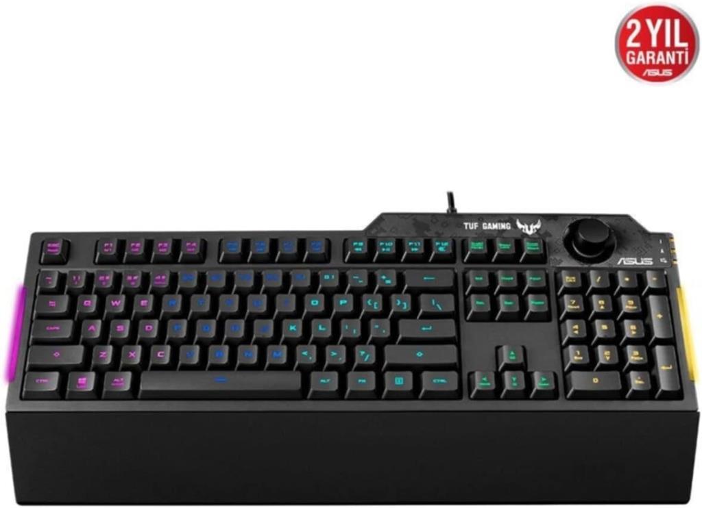 Asus TUF Gaming K1 RGB Kablolu Oyuncu Klavyesi Teşhir