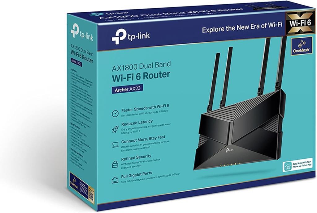 TP-Link Archer AX23 Port 1800 Mbps Router Teşhir