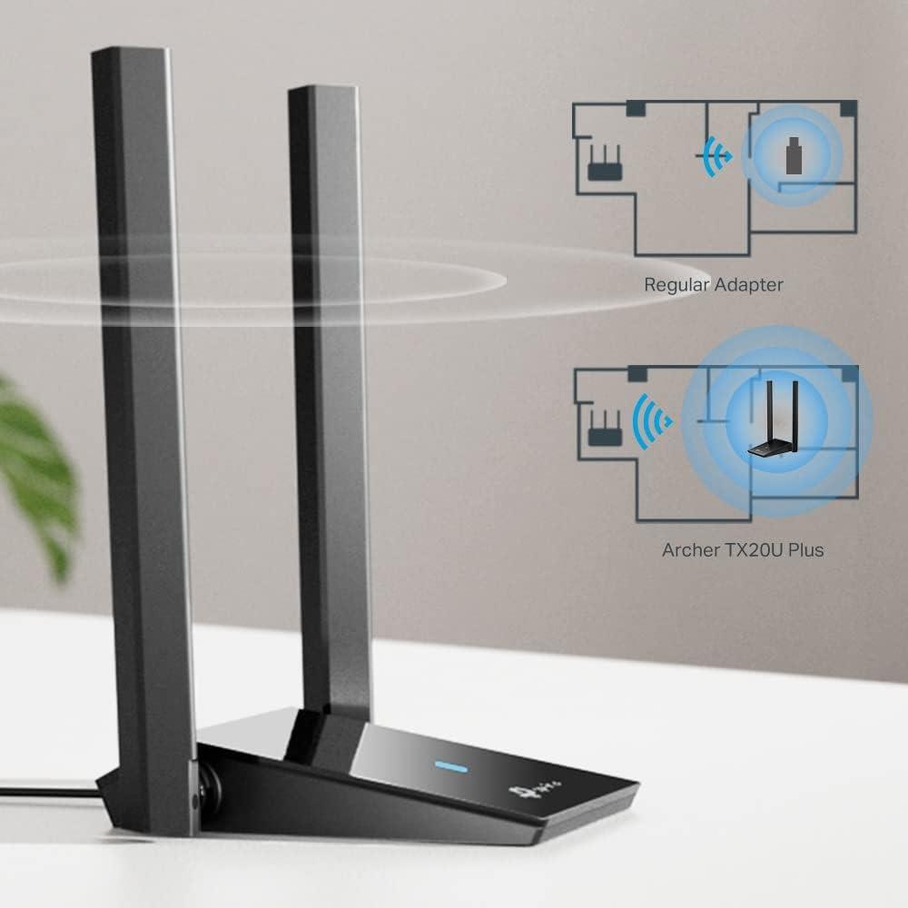 TP-Link Archer TX20U Plus 1800 Mbps Wireless Network Adapter - DISPLAY