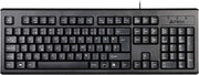 A4 Tech KM-720 (F)Türkçe FN-Multimedya Klavye, Suya Dayanıklı, 2.3 cm, Hafif Tasarım, Ayarlanabilir Yükseklik, Siyah Teşhir